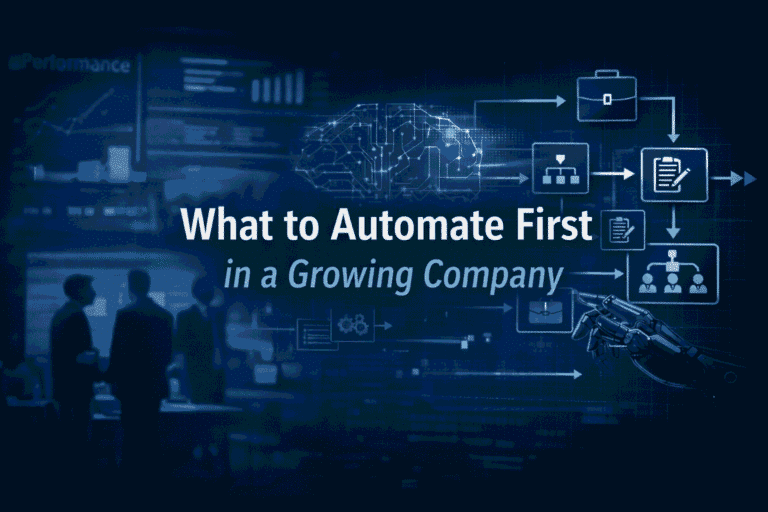 What to Automate First in a Growing Company